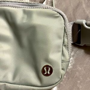 Lululemon grey/silver belt bag